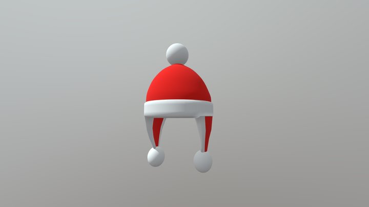 Free Xmas Hat - Free Christmas Hat 3D Model