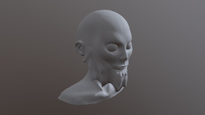 SculptJanuary Day 10: Beard 3D Model