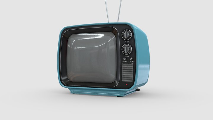 Retro  TV 3D Model