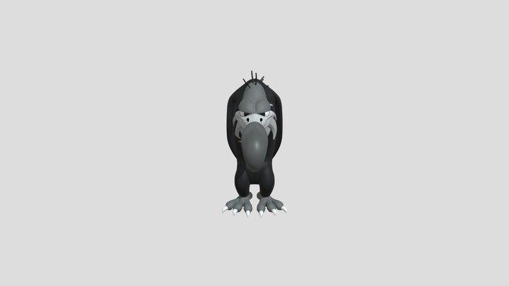 Cartoon Vulture – Modello 3D gratuito STL
