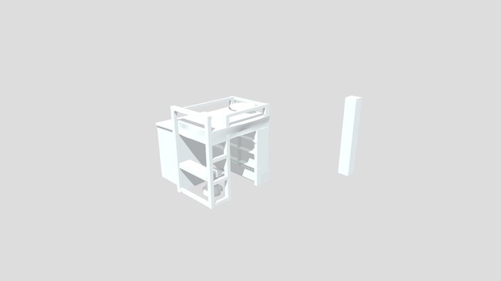 Bunk Bed Loft_Tmiles 3D Model