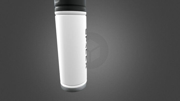 SpaceX Water Bottle 3D Model
