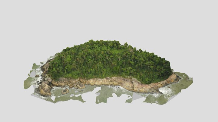 Ilha de Urubuqueçaba 3D Model