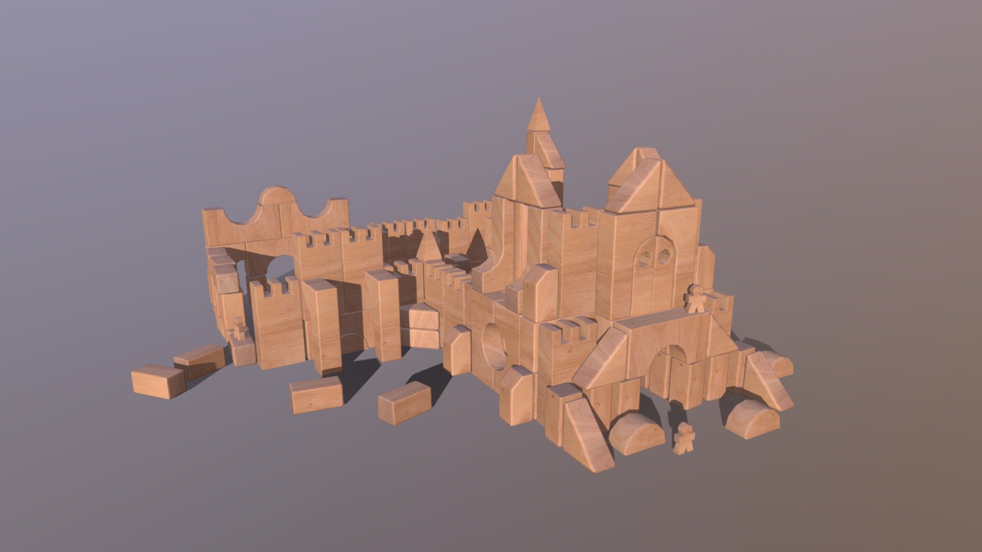 Unit Block Castle Download Free 3D model by jackgkinzig [4aec9cf