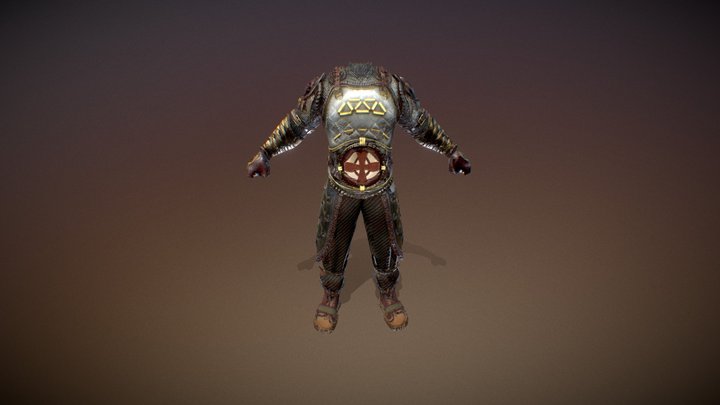 Warrior Armor 3D Model