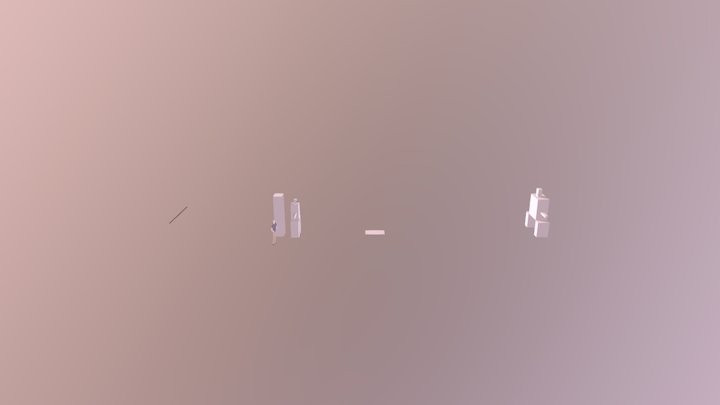 Apple Man 3D Model