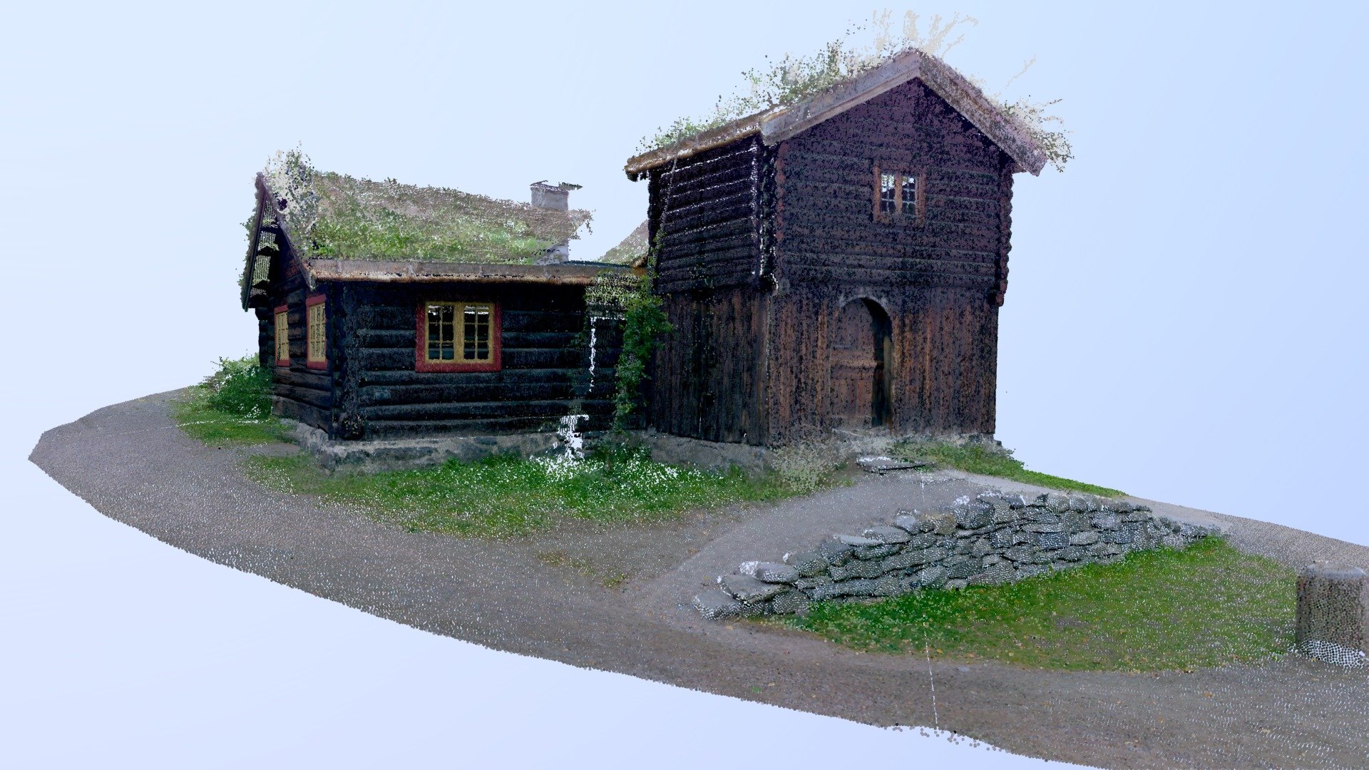 350 Year Old B&B In Norway (Barfrøstue) - 3D Model By Imerso (@imerso3d ...