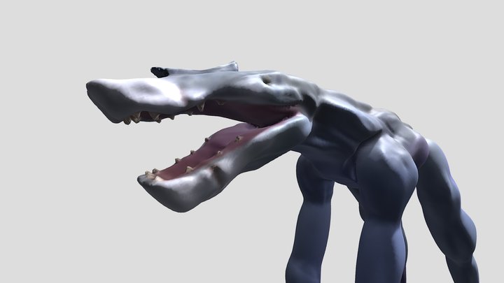 Kaiju Universe CREEPYPASTA  Lost Footage RIGGED 3D Model