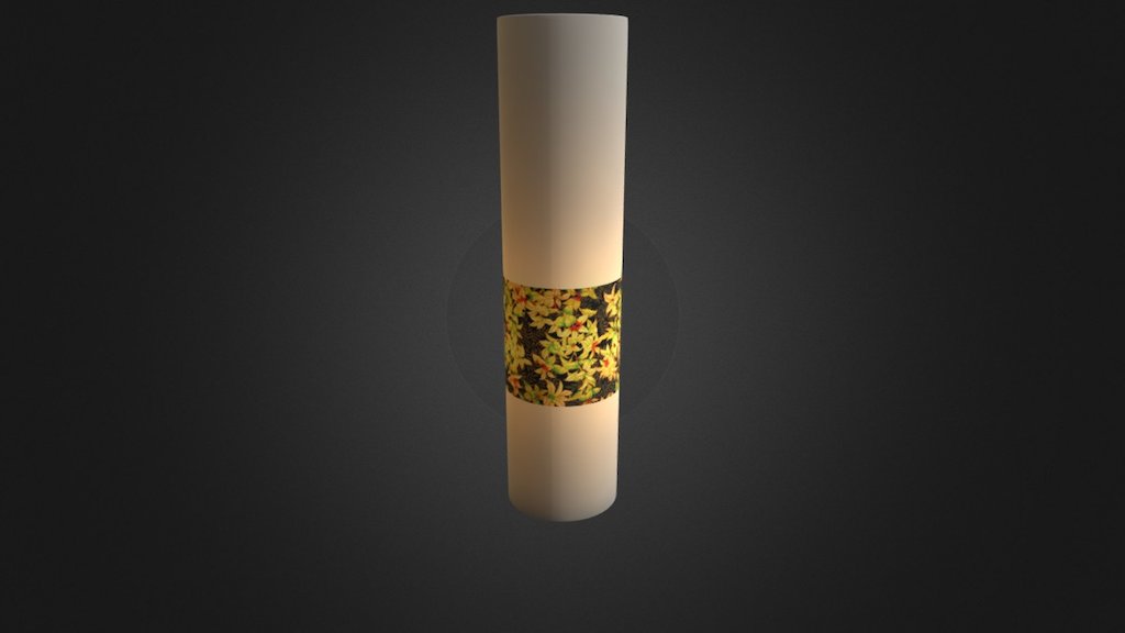 Lampe tube uni sans socle