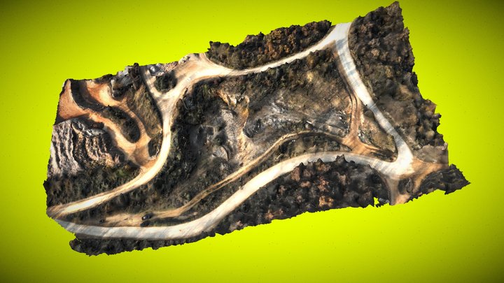 Cava di Marmo - Serle (BS) 3D Model