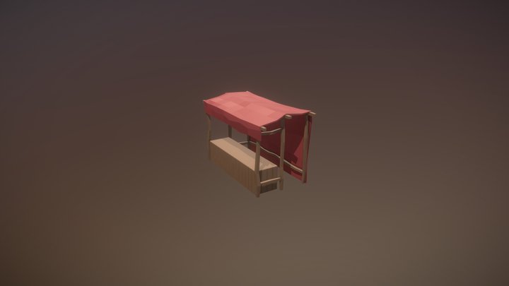 Medieval Stand 3D Model
