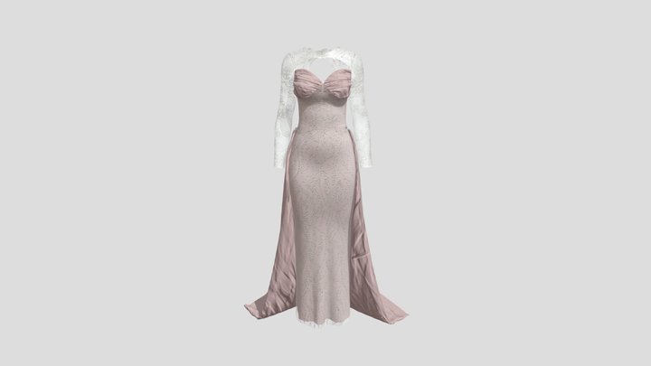 Number05_ Dress 3D Model