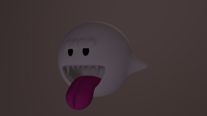 Ghost - Mario Bros 3D Model