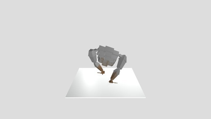 Walking Robot 3D Model