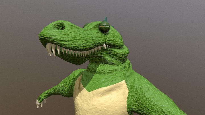 Crocodile Axel 3D Model