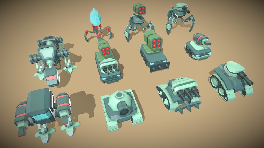 Mechs, tanks, vehicles and tripods