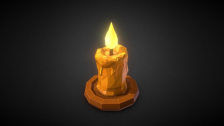 candle 3D Model