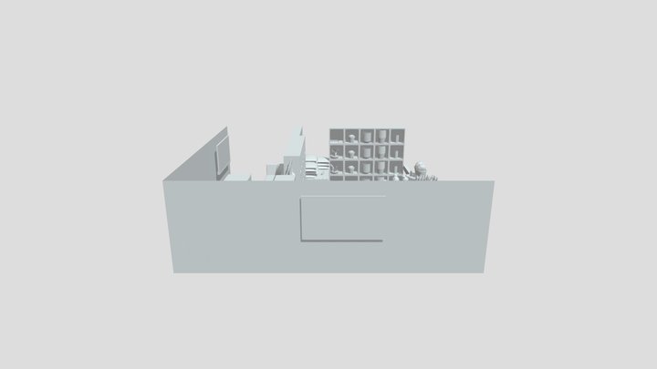 Cactus Shop 3D Model