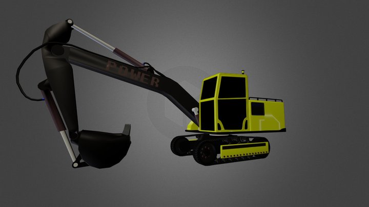 Excavator 3D Model