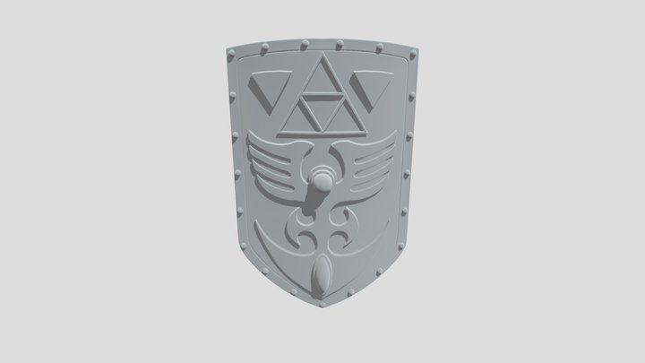 A Link to the Past Shield 3D Model