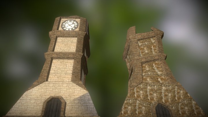 Clocktower 3D Model