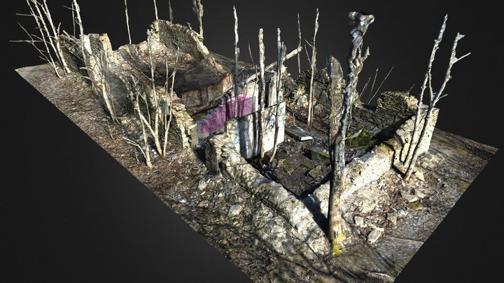Tallinn - Kose - Ruins 3D Model