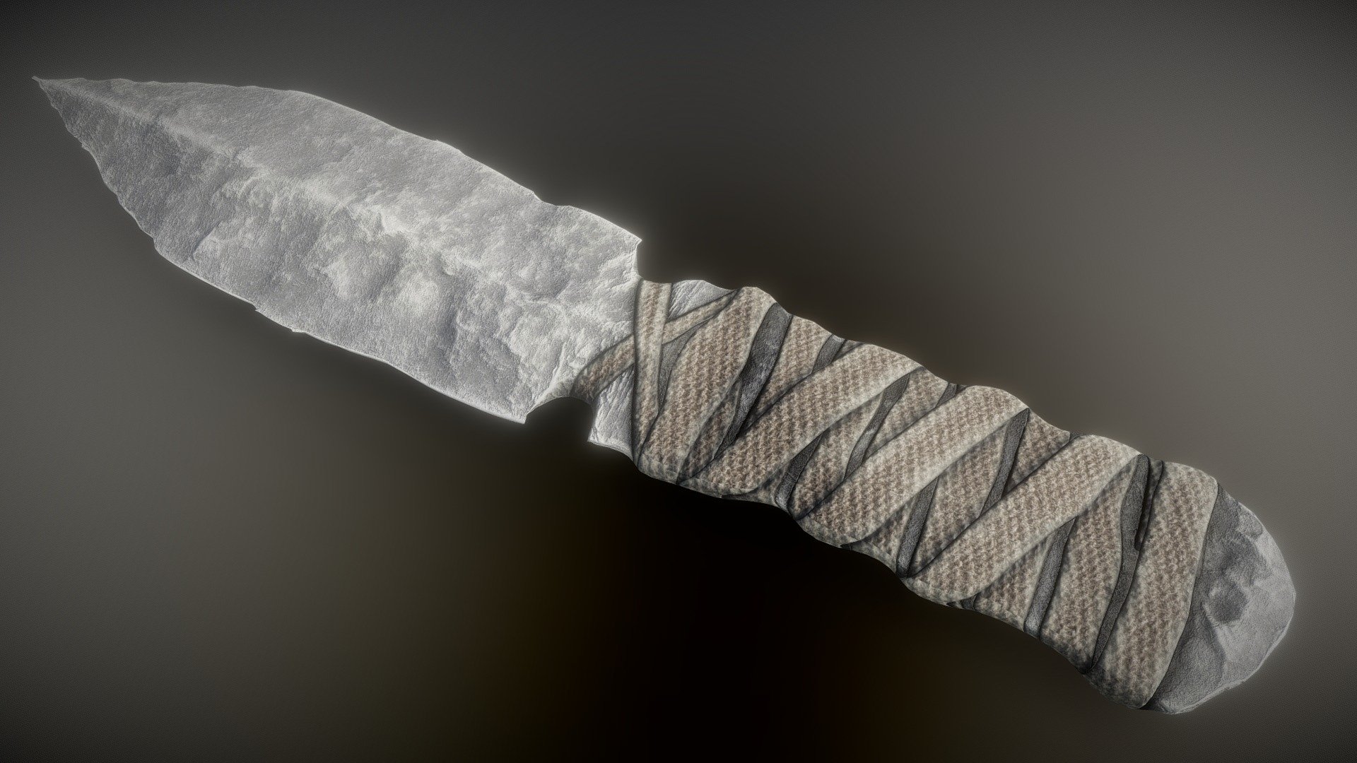 Stone Knife 3D model by Milacetious [4af5427] Sketchfab