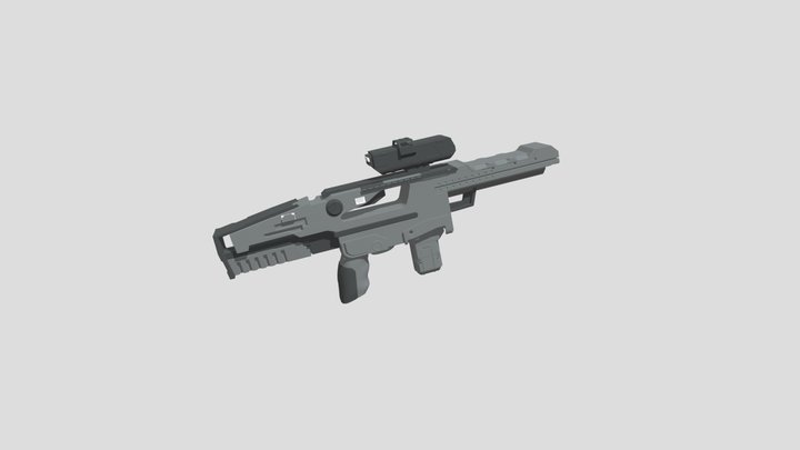 Hardsurface turret 3D Model