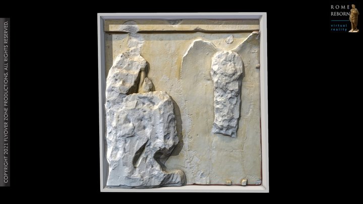 3D rendering of Metope North 31 (Parthenon)