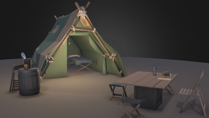 RDR2 Colored Draft 3D Model