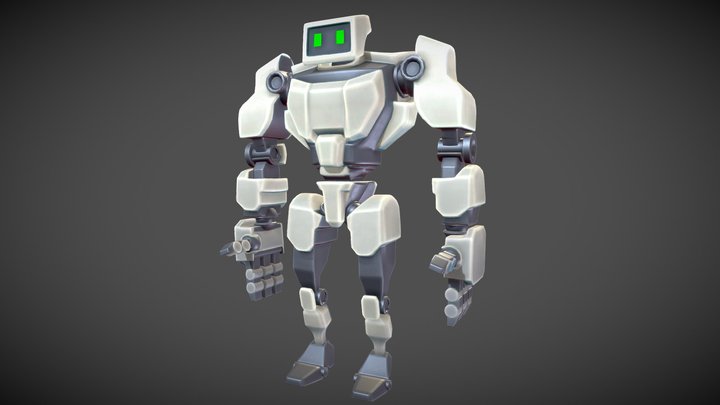 Stylizedrobotcharacter 3D models - Sketchfab