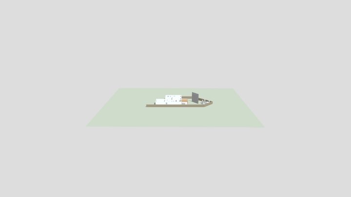 House in close st. Whittier CA 3D Model