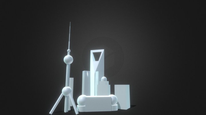 Shanghai Blockout 3D Model