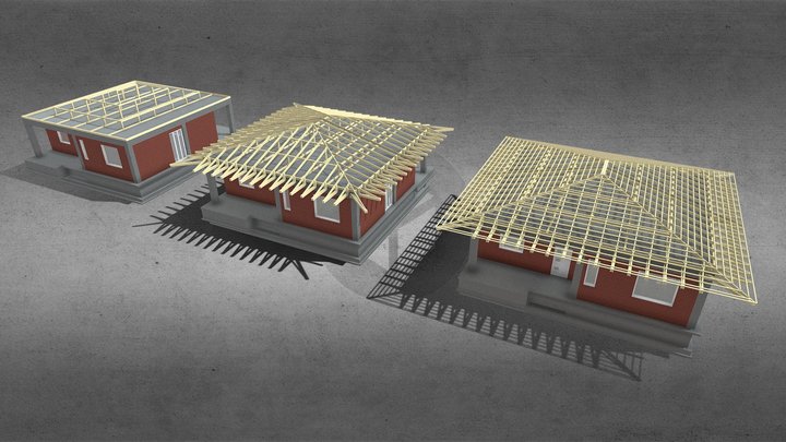 Одноэтажный дом Ещанов М.П. 3D Model