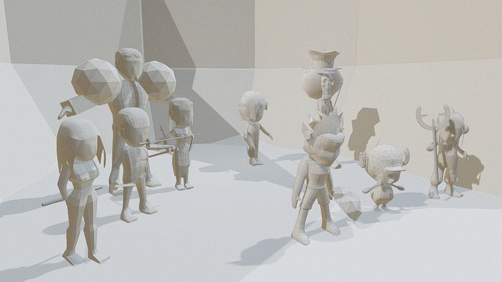 One Piece 3D Model