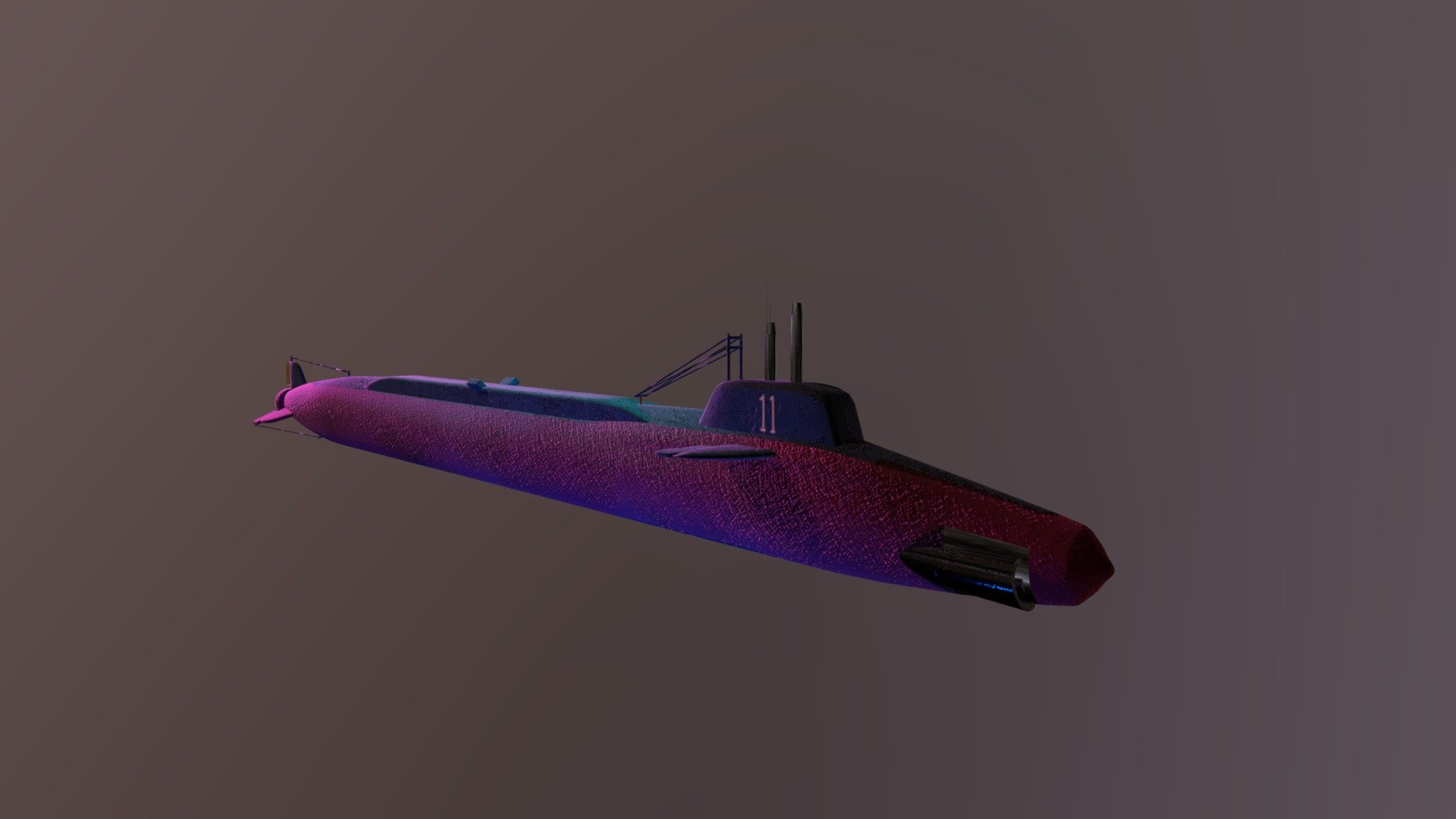 Cargo Submarine Remastered (Read Description) 3D model by NewtEmporer