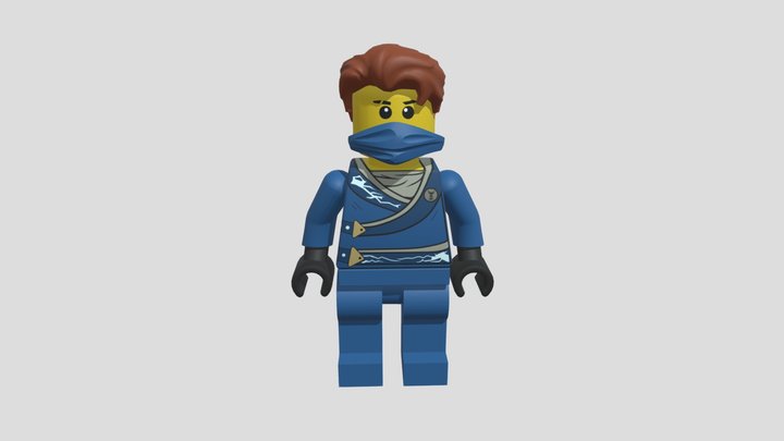 Blue Roblox Ninja 3D Model