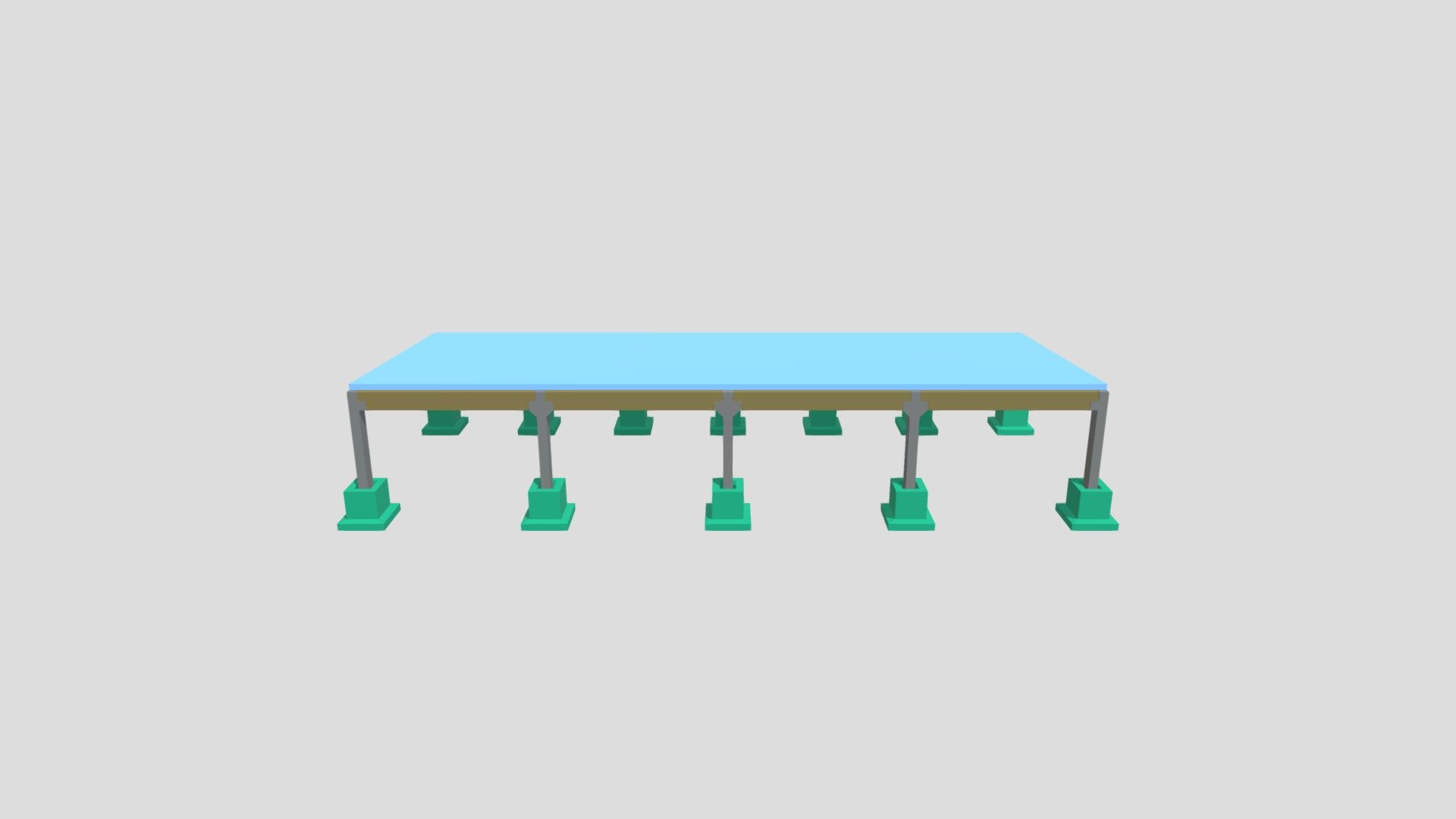 Modelagem Estrutural 3D- Estacionamento