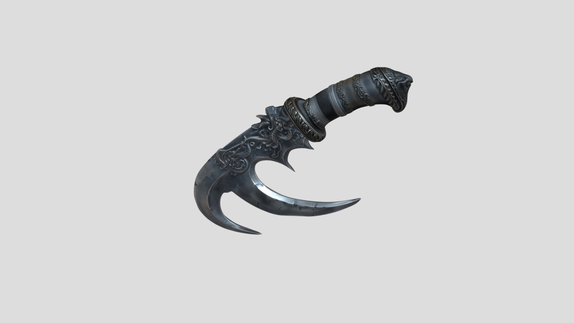 Dragon Claw Dagger - 3D model by Lee Moncello (@leemoncello) [4afaa1f ...