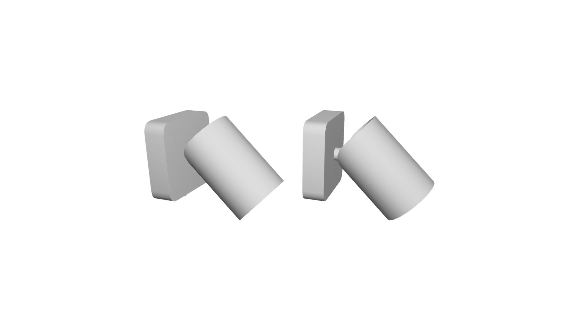 Спот потолочный светодиодный на 3 лампы белы... - 3D model by dg-home ...