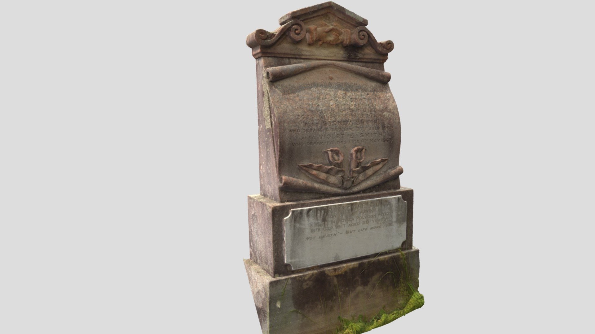 Carved headstone - Rookwood Cemetery  Sydney.