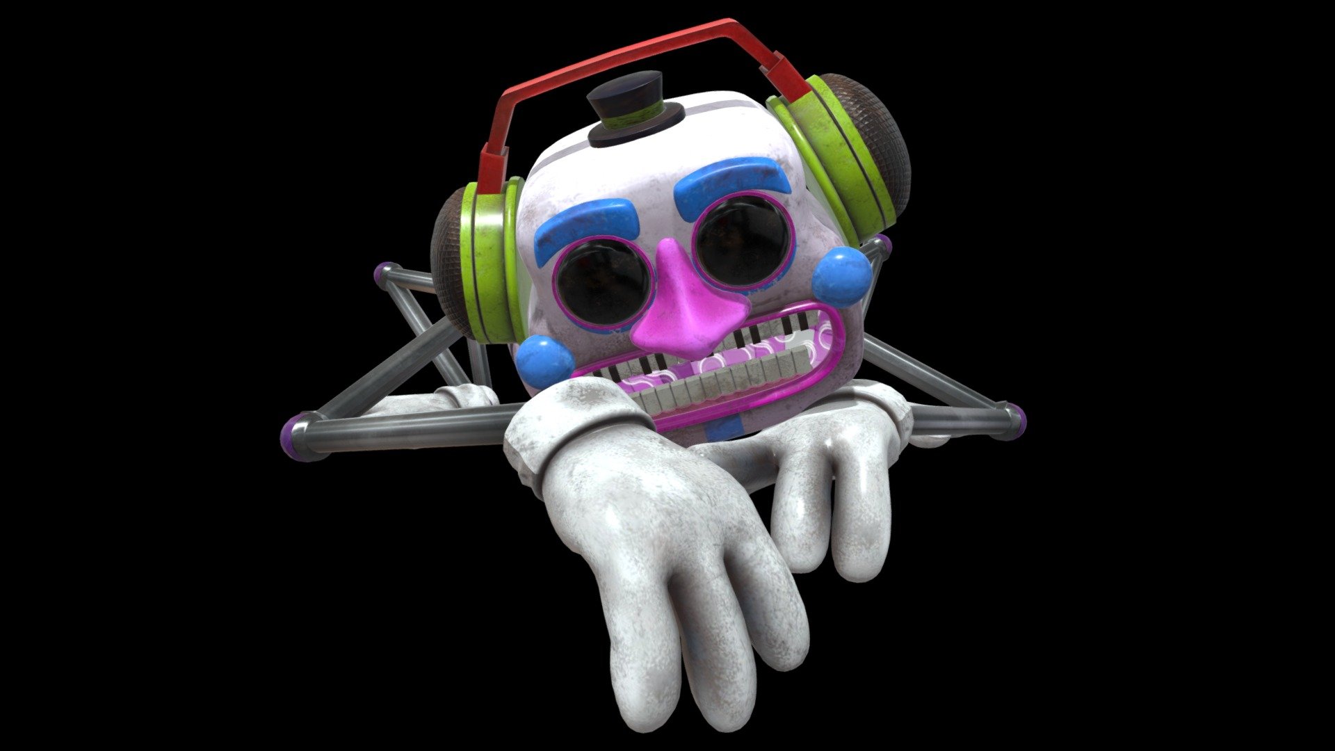 FNAF : Security Breach : DJ Music Man - Download Free 3D model by ...