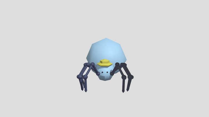 cute dancing spinder 3D Model