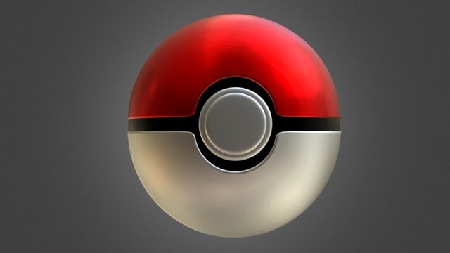 Pokéball 3D Model