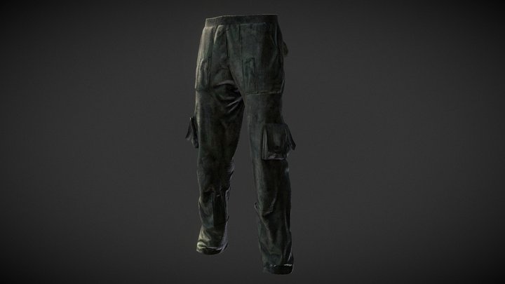 Man Pants 3D Model