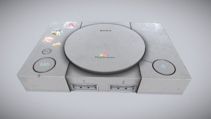 SONY PlayStation One 3D Model