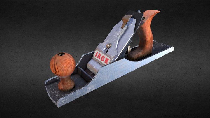 Metal Plane 3D Model