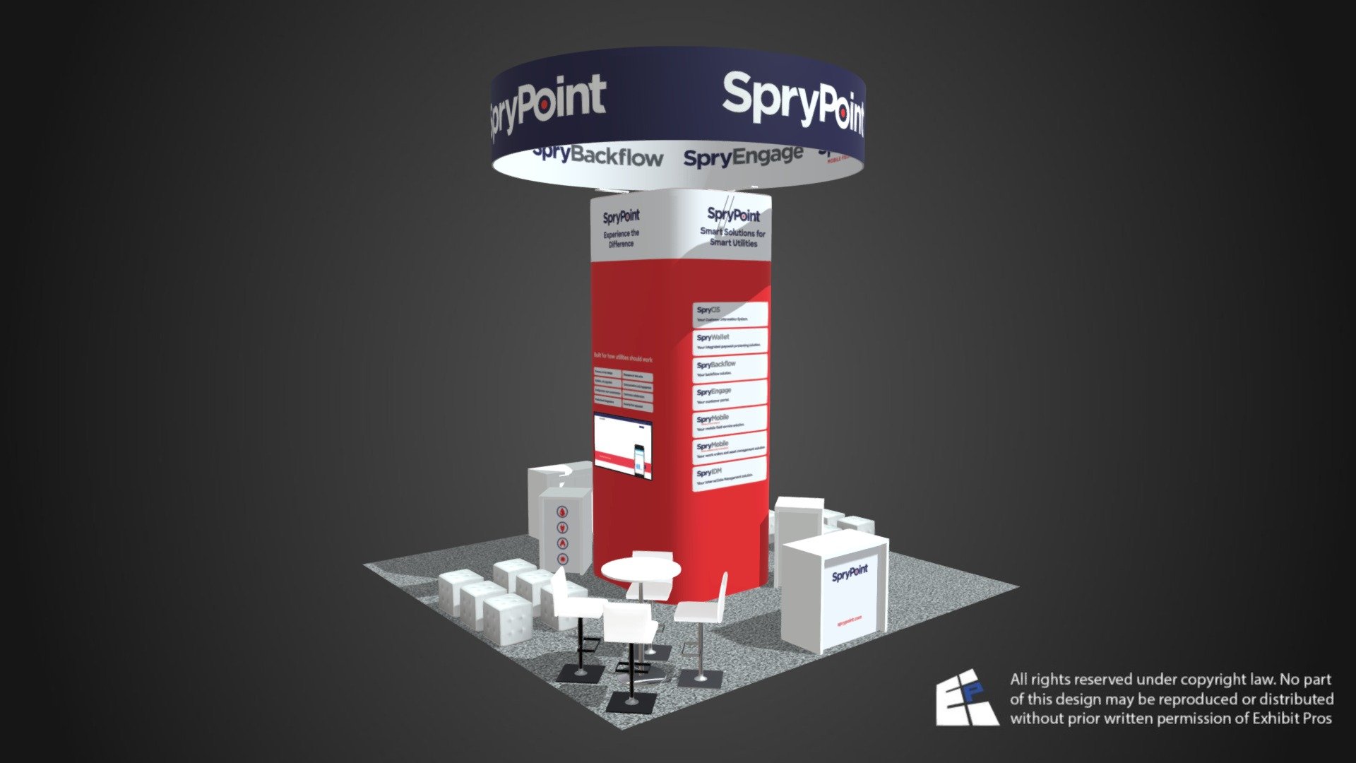 Sprypoint 20x20 IUCX 2025 - copy - 3D model by EP (@ExhibitP) [4afef6c ...