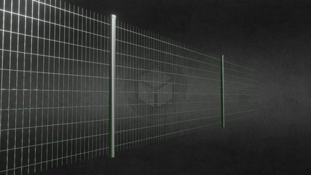 Dubbelstaafs Hek 3D Model