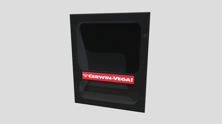 Cerwin Vega Speaker Handle 3D Model